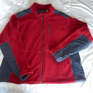 Orvis XXL full zip sweater knit lightweight jacket